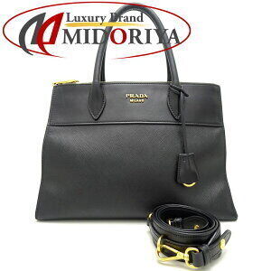 Prada Handbag Leather Nero Black Shoulder Strap